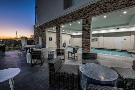 Indoor pool, outdoor pool. DoubleTree by Hilton Sulphur Lake Charles