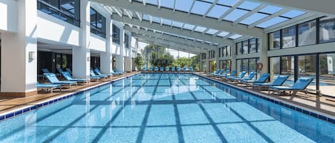 2 indoor pools, 5 outdoor pools, pool umbrellas, sun loungers