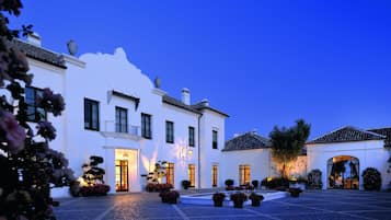 Front of property - evening/night