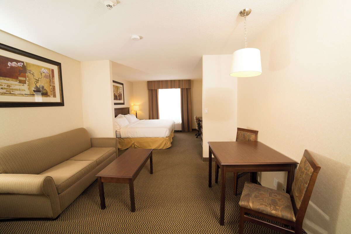 Suite, 1 King Bed | In-room safe, desk, iron/ironing board, rollaway beds (surcharge)