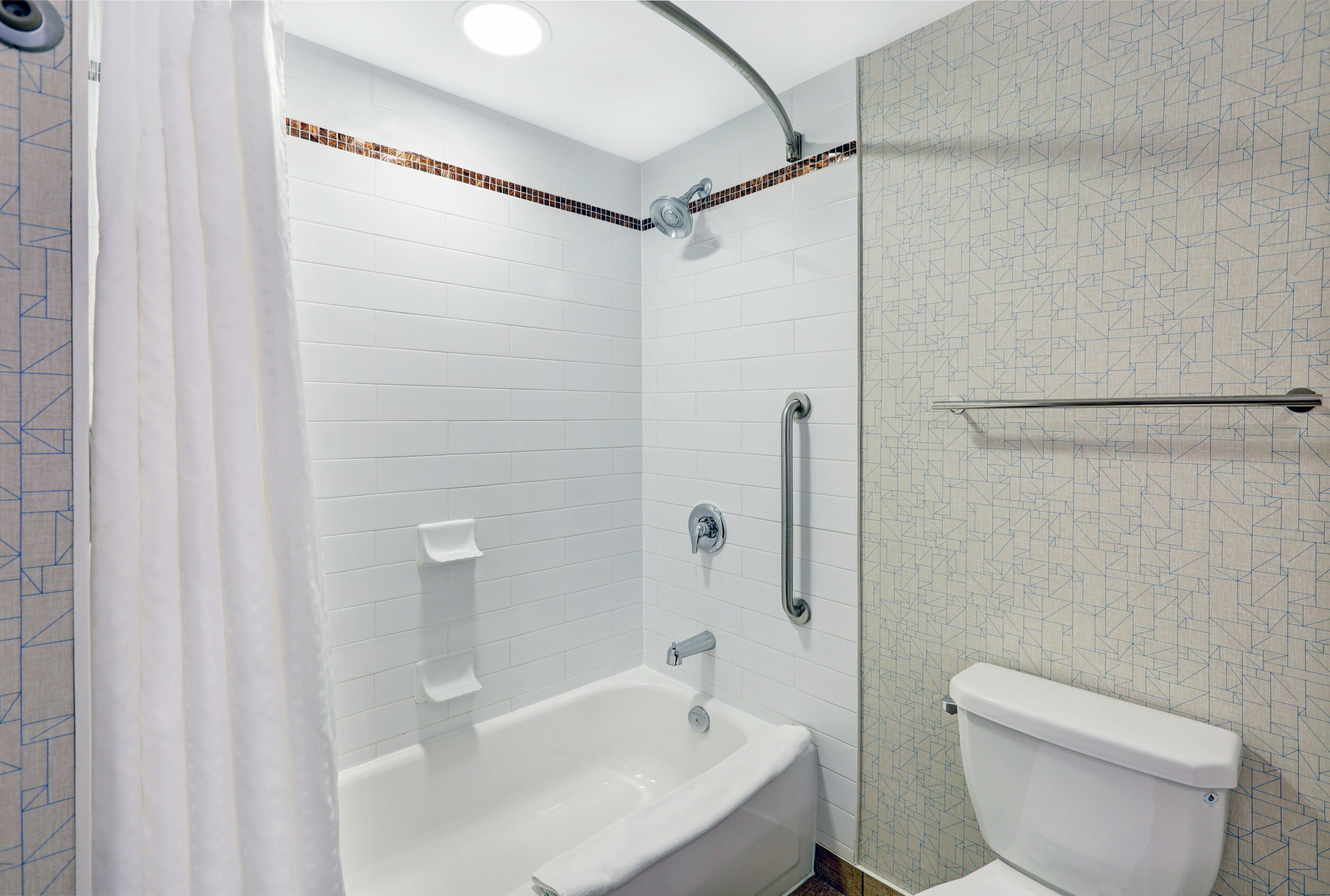 Hair dryer, towels