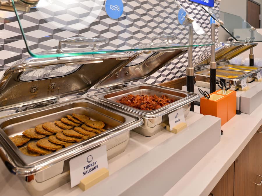 Free buffet breakfast