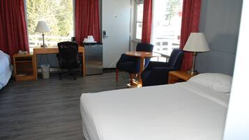 Standard Room, 2 Double Beds, Non Smoking | Desk, iron/ironing board, free cribs/infant beds, rollaway beds