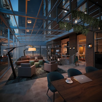 Patio, balcany or terrace at voco Times Square South New York by IHG