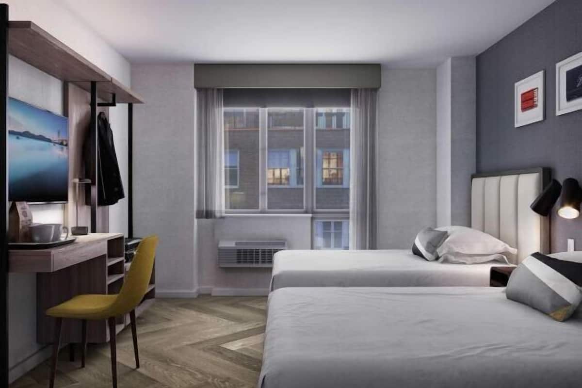 Premium bedding, pillow-top beds, in-room safe, desk
