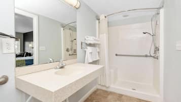 Free toiletries, hair dryer, towels, soap