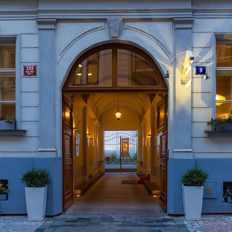 Entrada de la propiedad