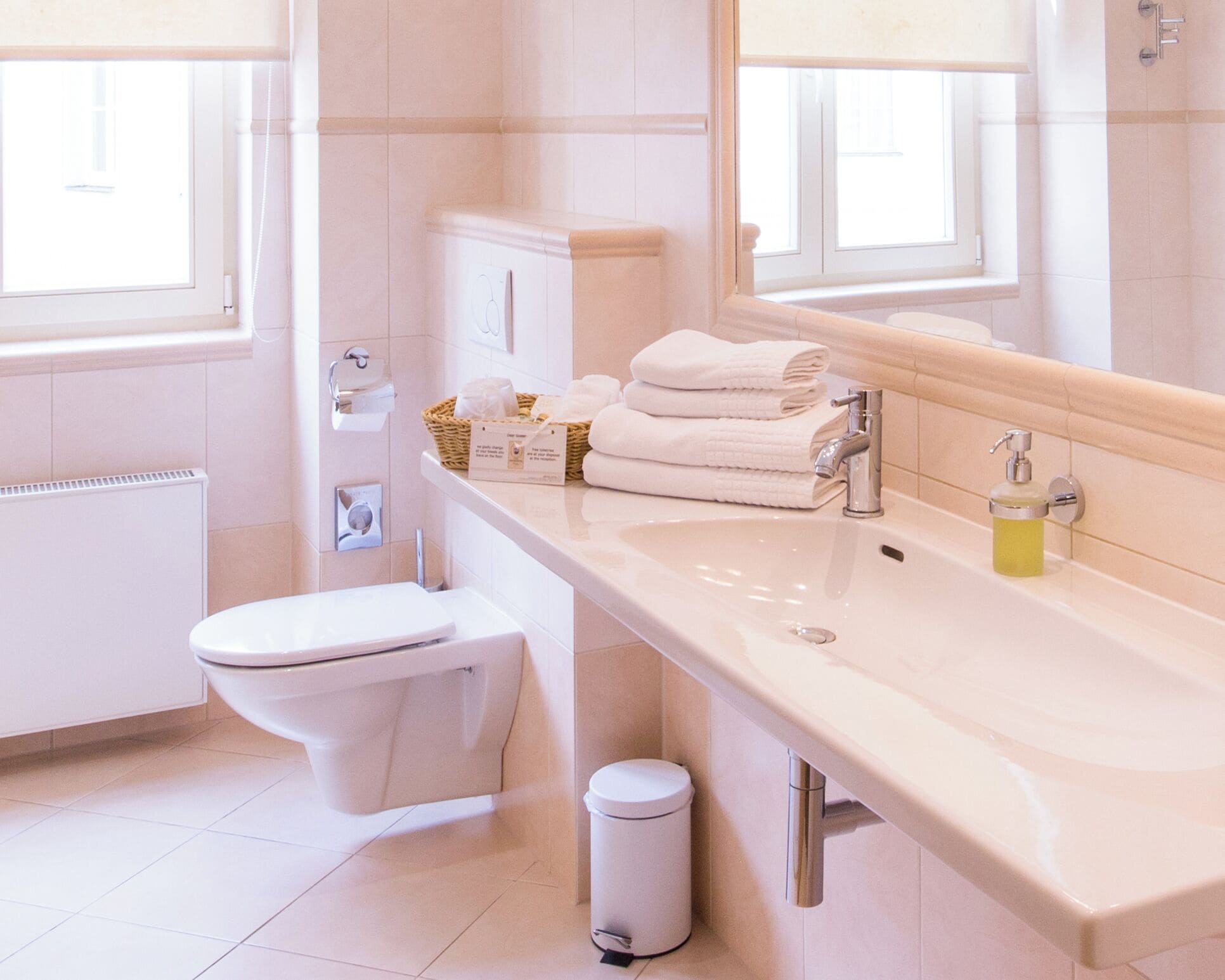 family suite | bathroom | designer toiletries, hair dryer, towels, soap