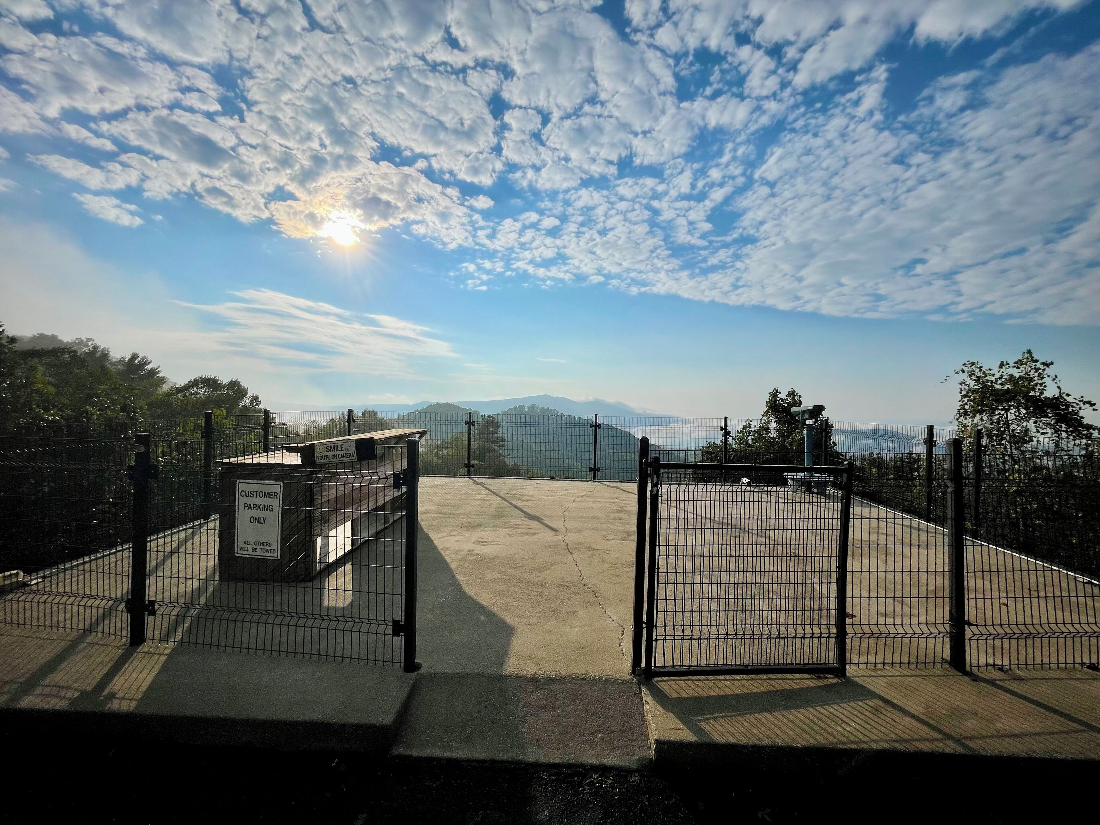 Vue depuis l’hébergement