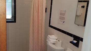 Kamar | Kamar mandi | Shower, perlengkapan mandi gratis, pengering rambut, dan handuk