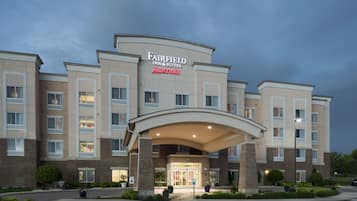 Front of property – evening/night