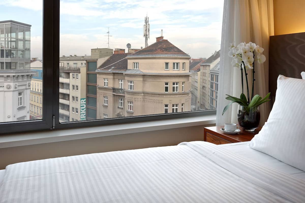 Minibar, in-room safe, desk, laptop workspace