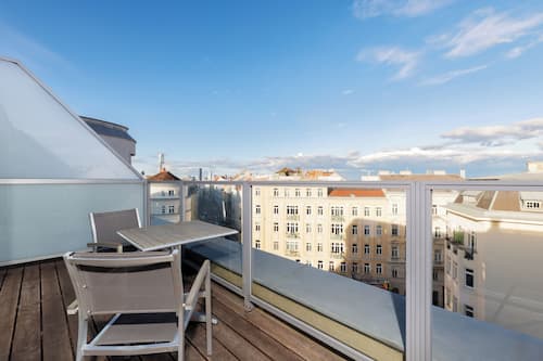 Uitzicht vanaf balkon