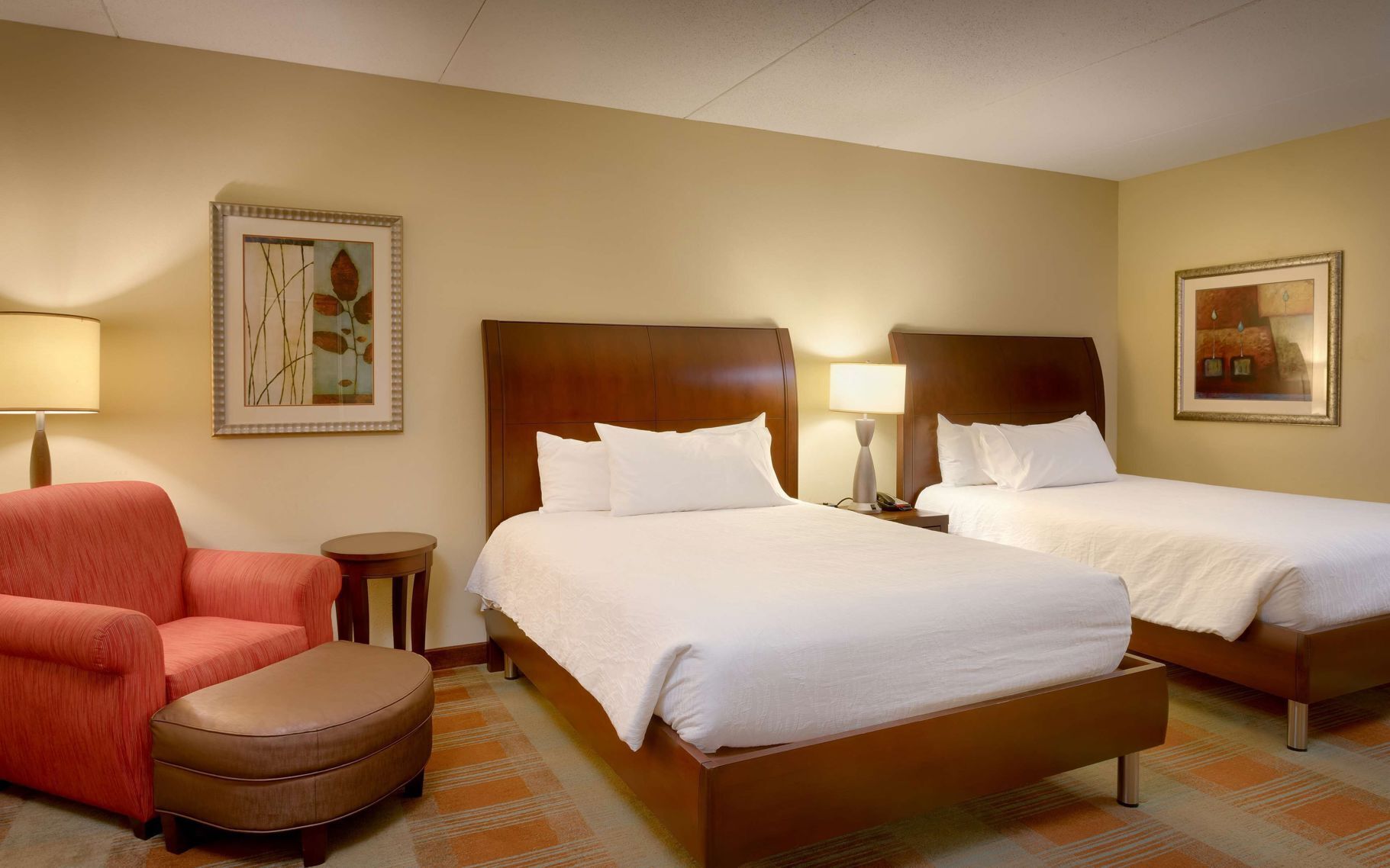 Premium bedding, down duvets, in-room safe, desk