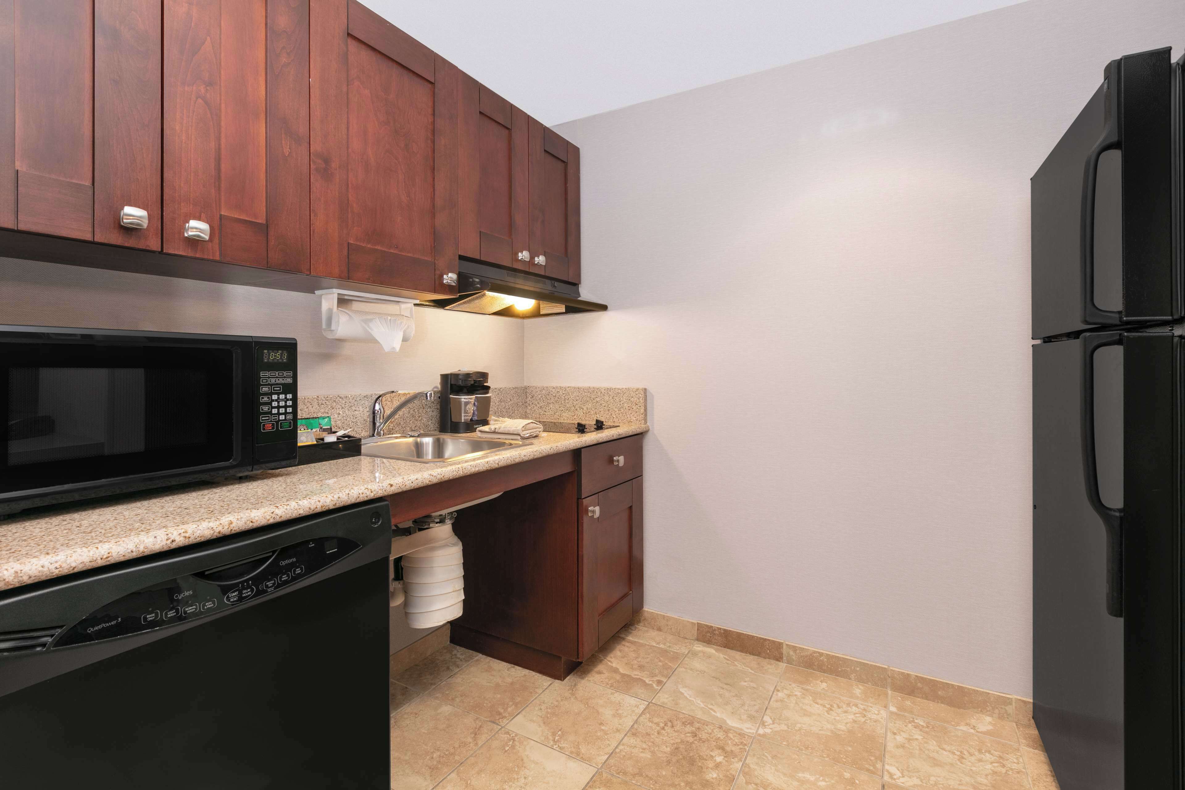 suite, accessible, non smoking | private kitchen | full-sized fridge, microwave, stovetop, dishwasher