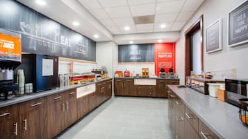Free daily buffet breakfast
