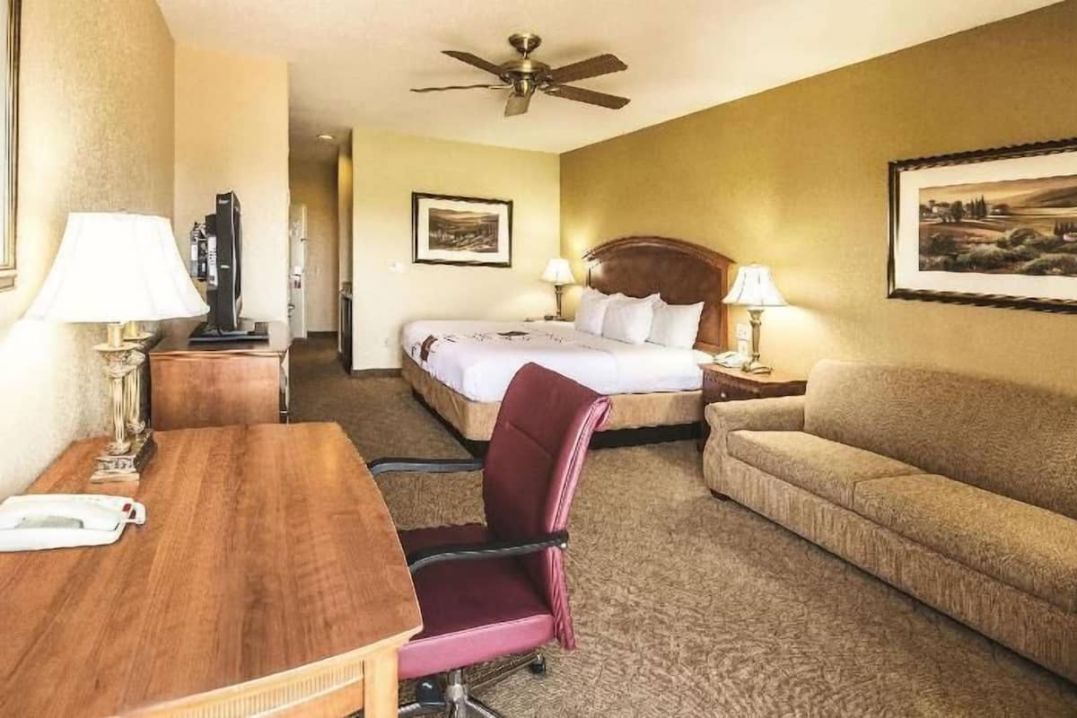 In-room safe, desk, blackout drapes, iron/ironing board