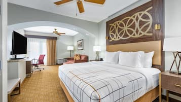 In-room safe, desk, blackout curtains, iron/ironing board