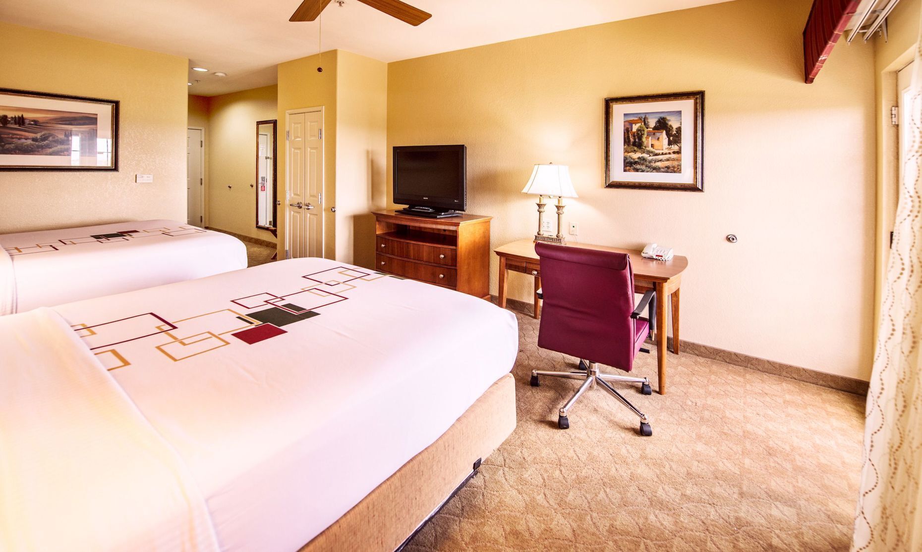In-room safe, desk, blackout drapes, iron/ironing board