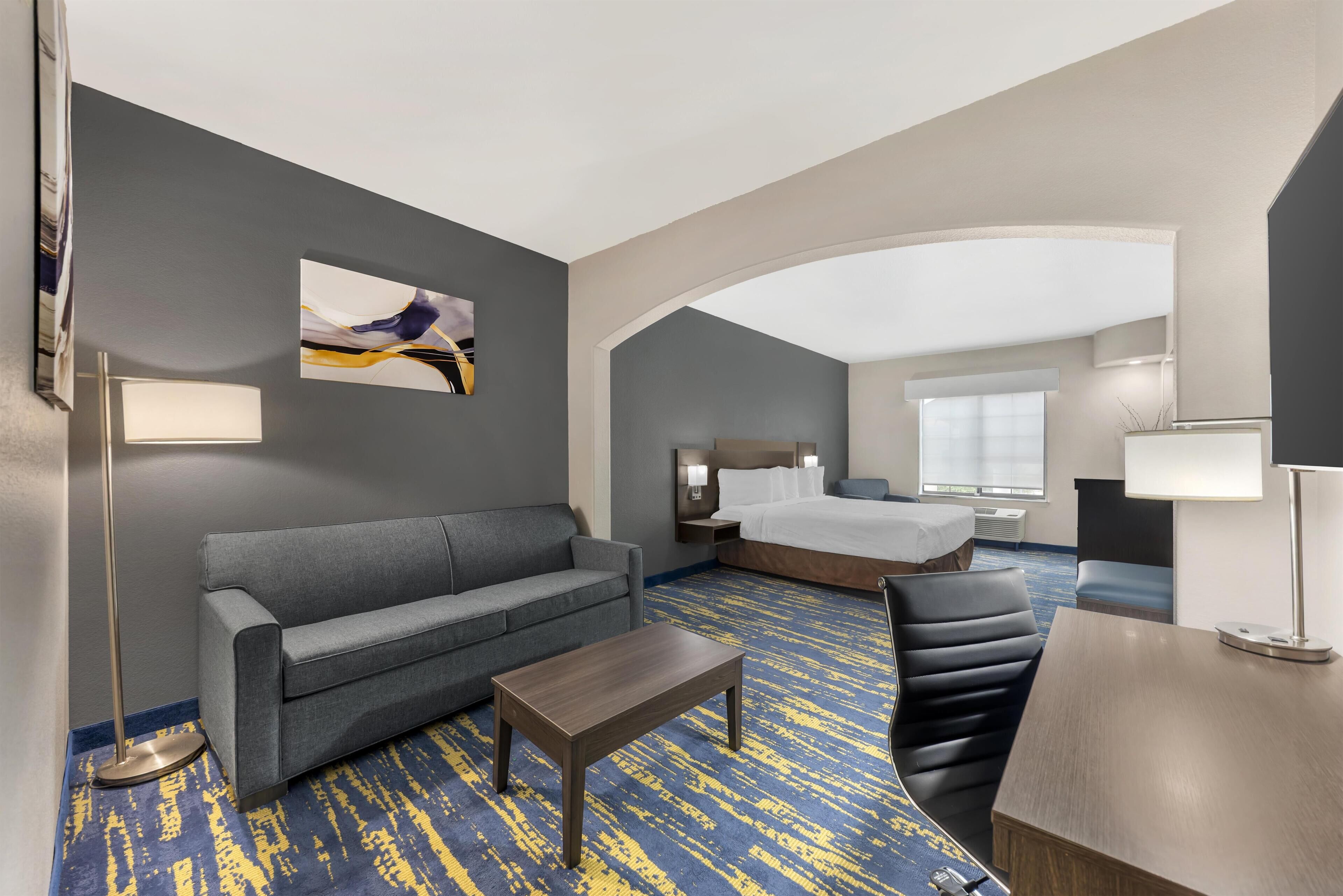 Desk, laptop workspace, soundproofing, iron/ironing board