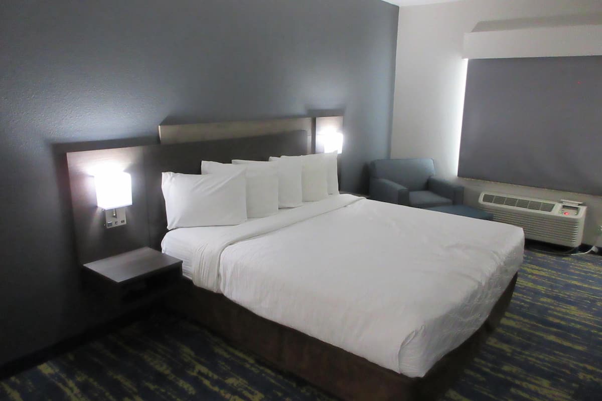 Standard Room, 1 King Bed, Non Smoking, Refrigerator & Microwave