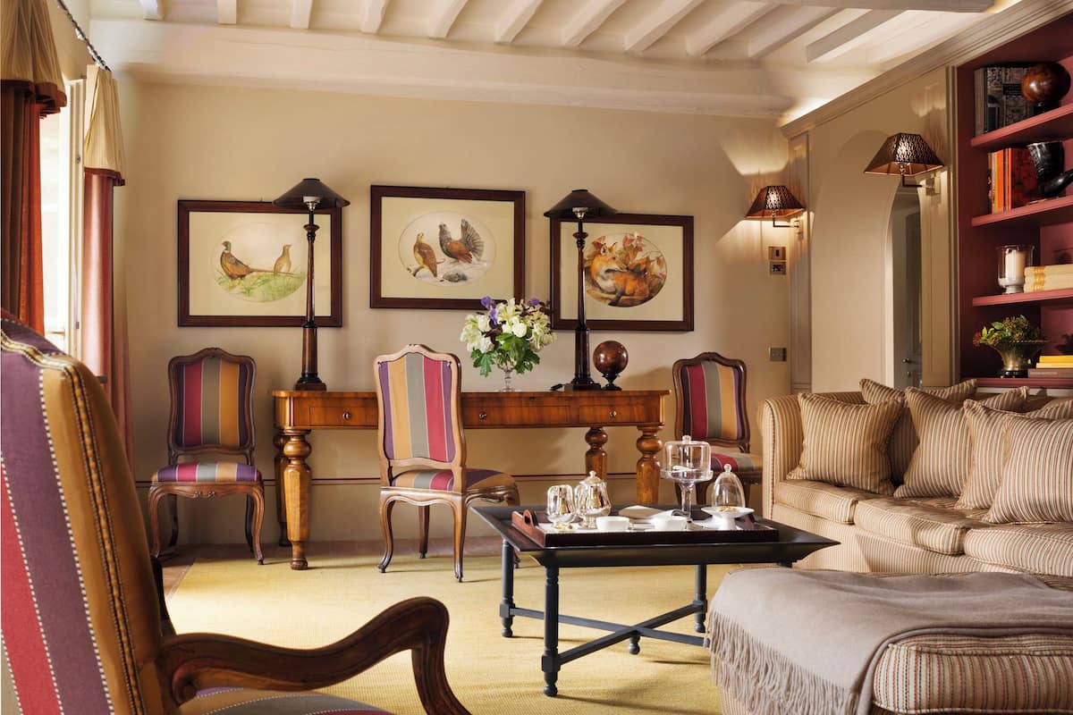 Habitación (Casa Fontaccia) | Ropa de cama de alta calidad, edredón y minibar
