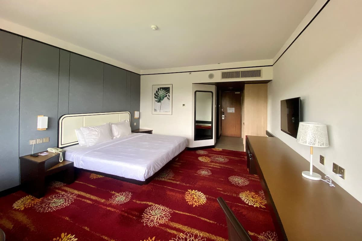 Minibar, in-room safe, desk, blackout curtains