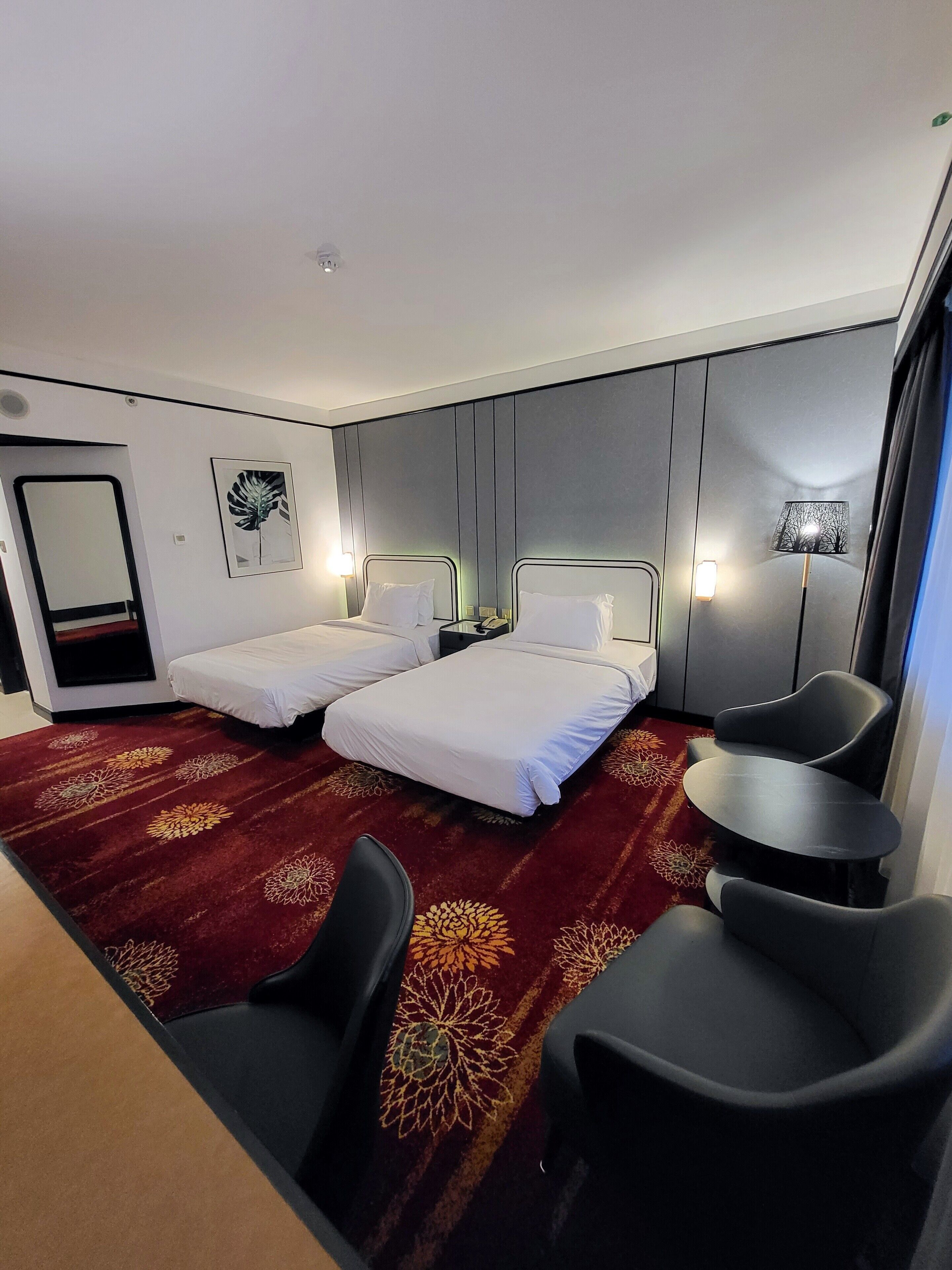 Minibar, in-room safe, desk, blackout drapes