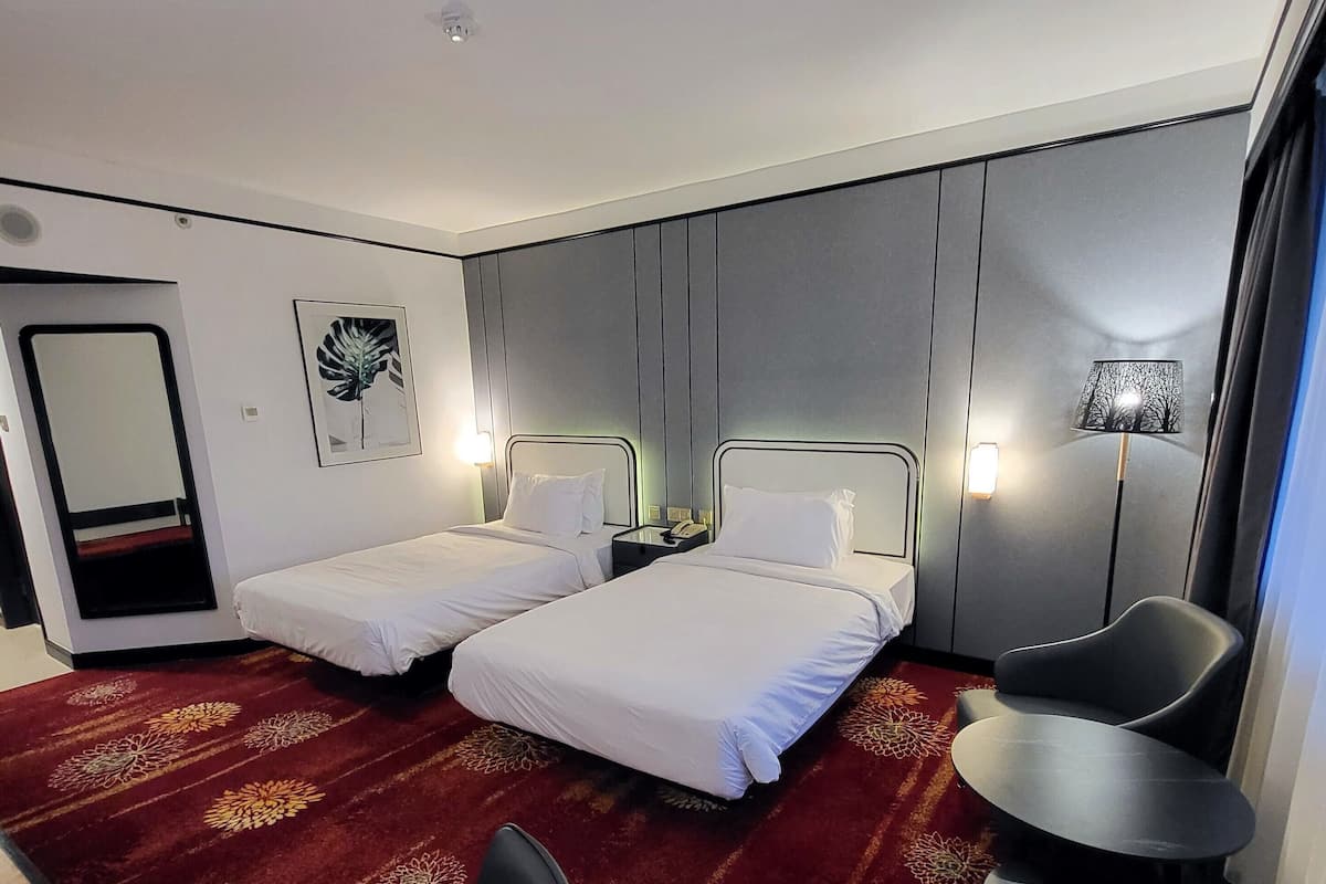 Minibar, in-room safe, desk, blackout curtains