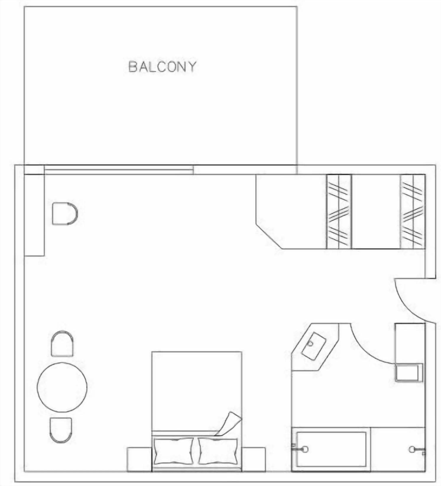 junior suite | floor plan