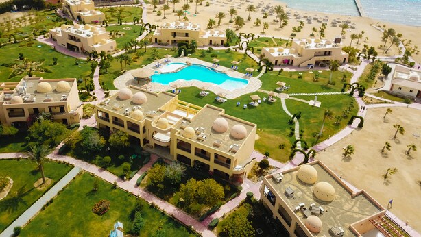 منظر من الجو على ارتفاع عالٍ