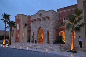 Front of property - evening/night