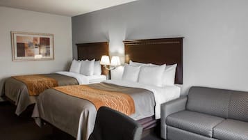 Standard Suite, Multiple Beds (Studio Suite 2 queen beds w/ sofabed) | Desk, iron/ironing board, free WiFi, bed sheets