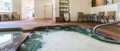 Indoor pool, outdoor pool