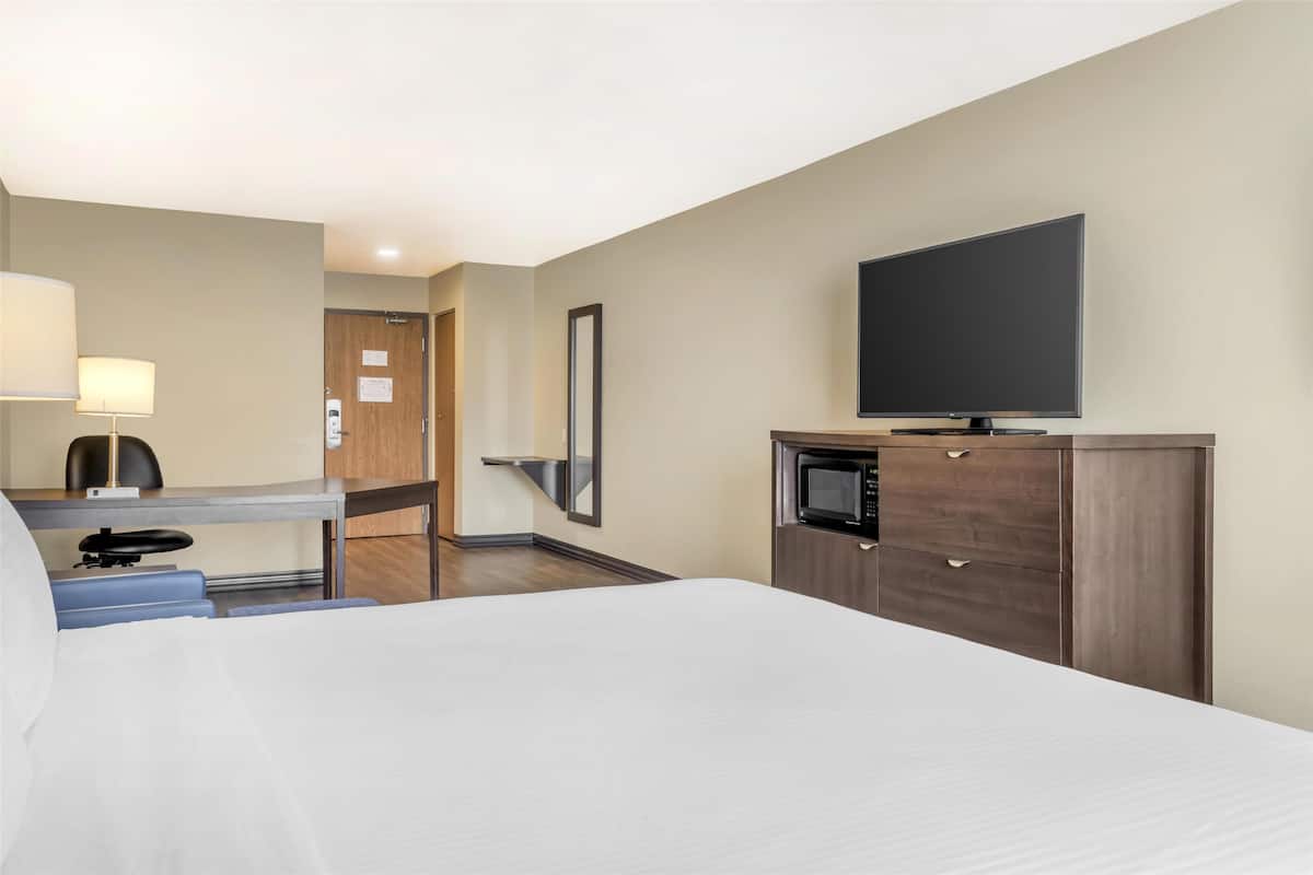 Standard Room, 1 King Bed, Non Smoking, Refrigerator & Microwave