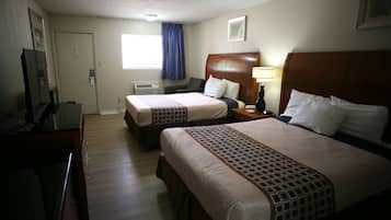 Room, 2 Queen Beds, Non Smoking | Desk, free WiFi, bed sheets