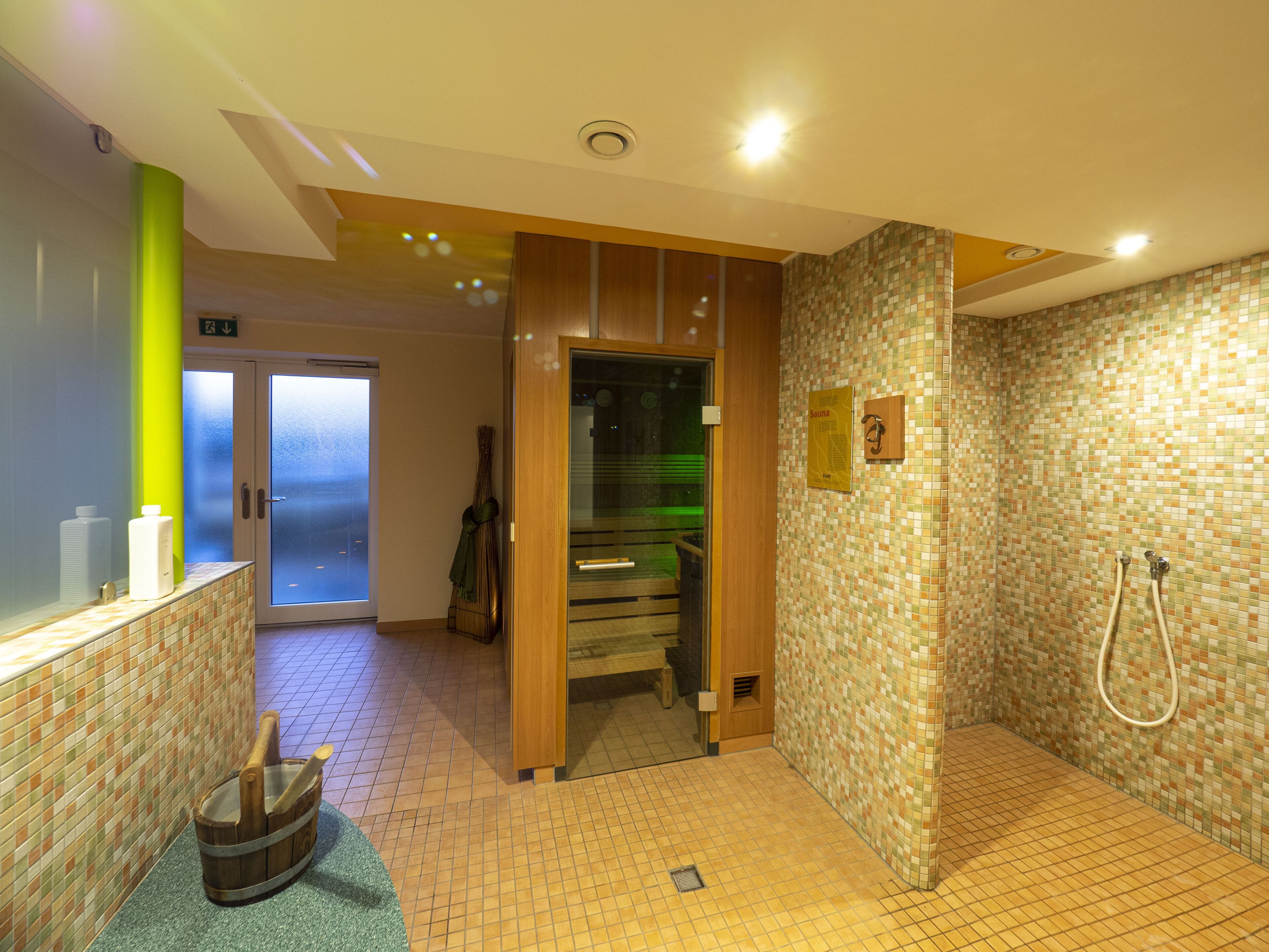 sauna, steam room, massages