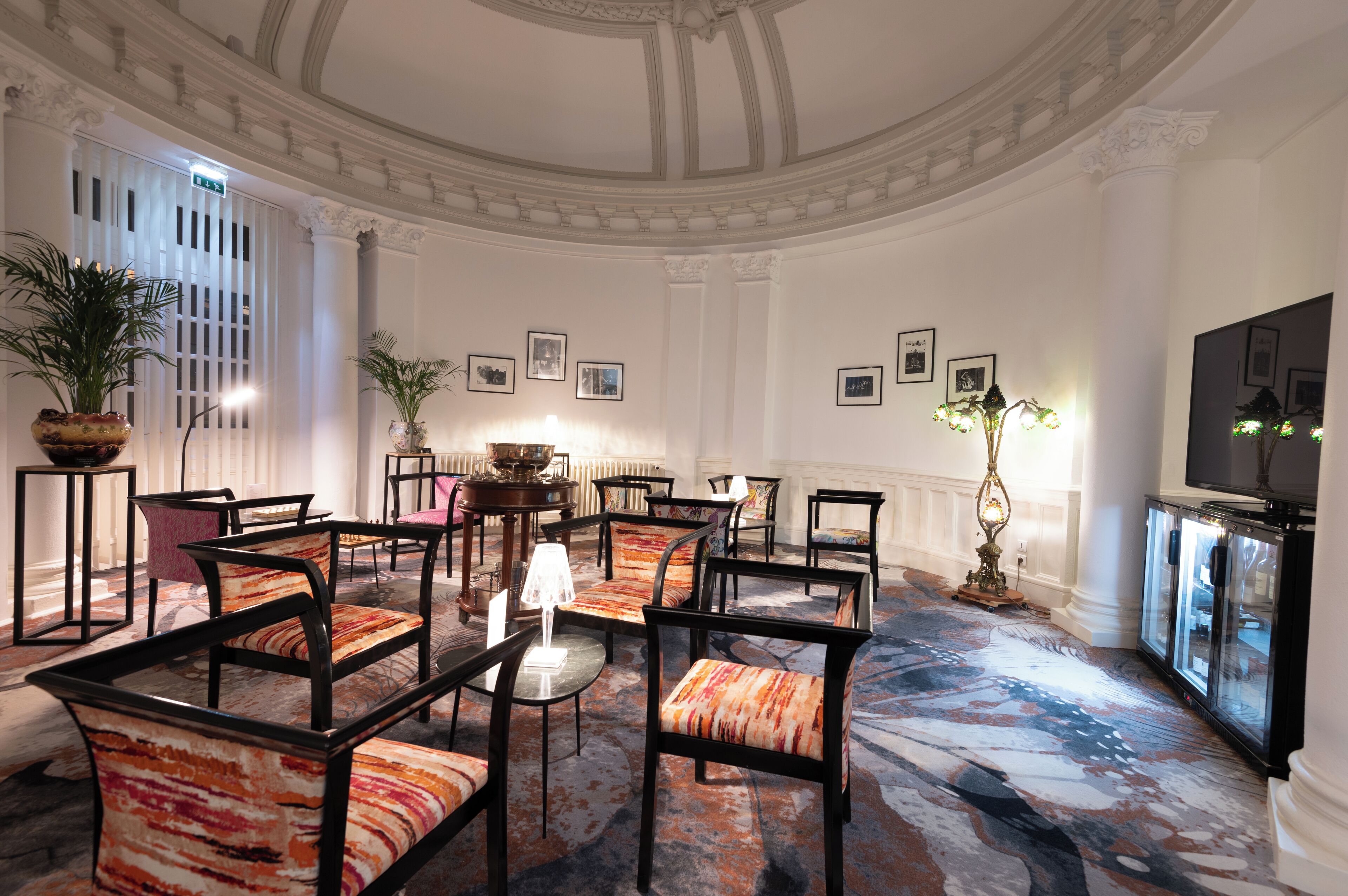 Sitteområde i lobbyen