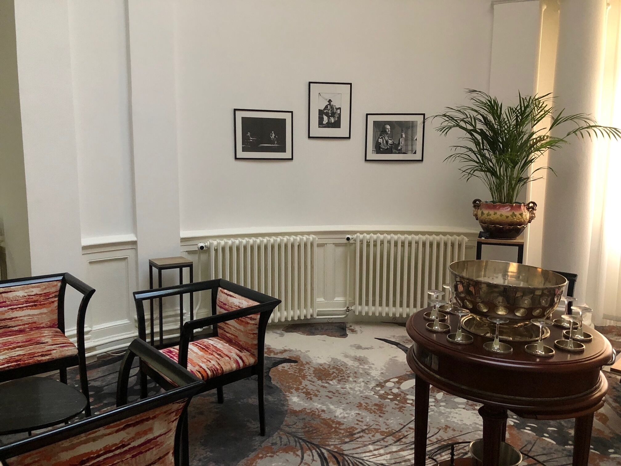 Sitteområde i lobbyen