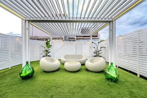 Terrace/patio - Hotel Marco Polo (Rome)