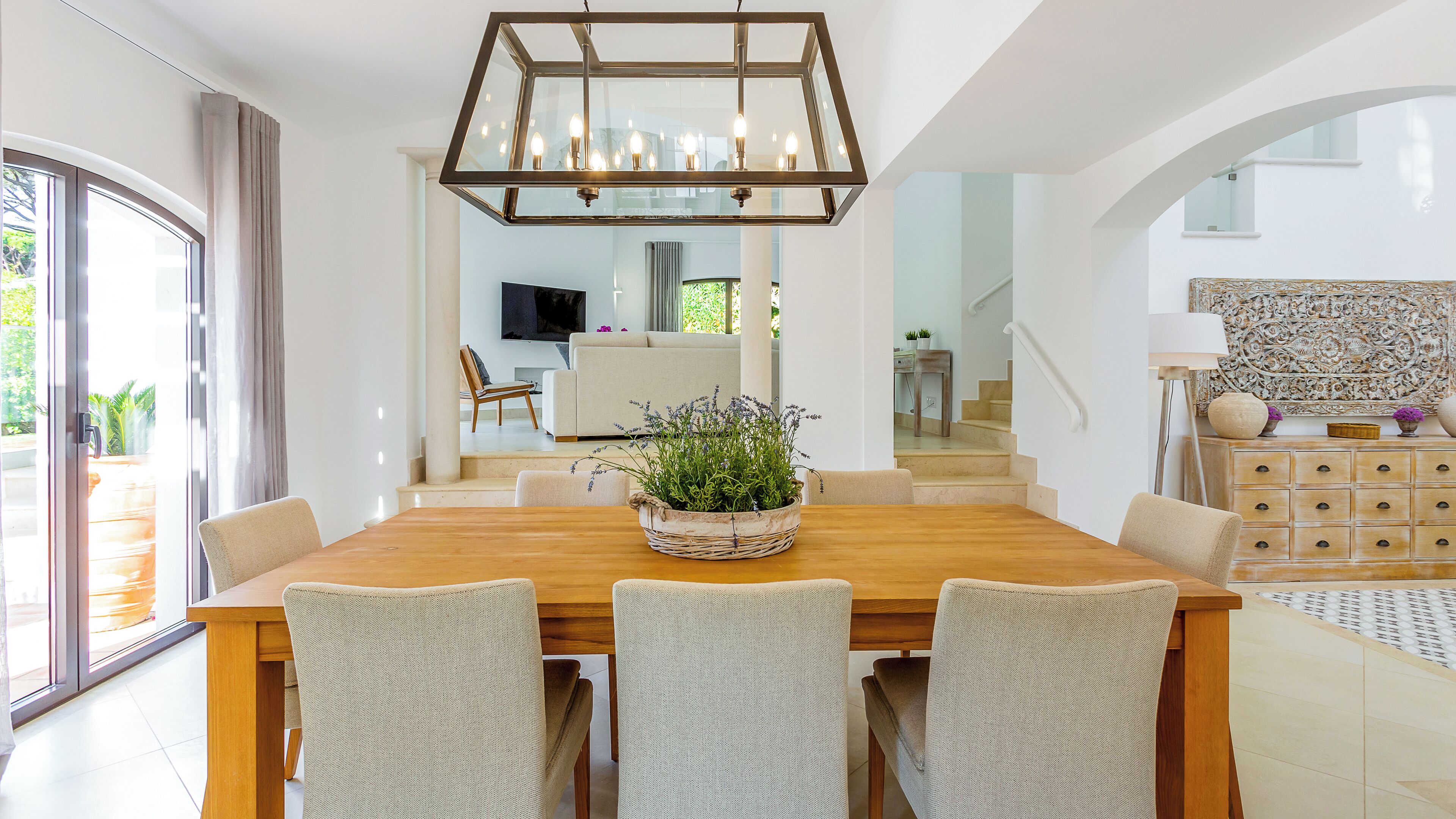 villa, 4 bedrooms | living area | tv, pay films