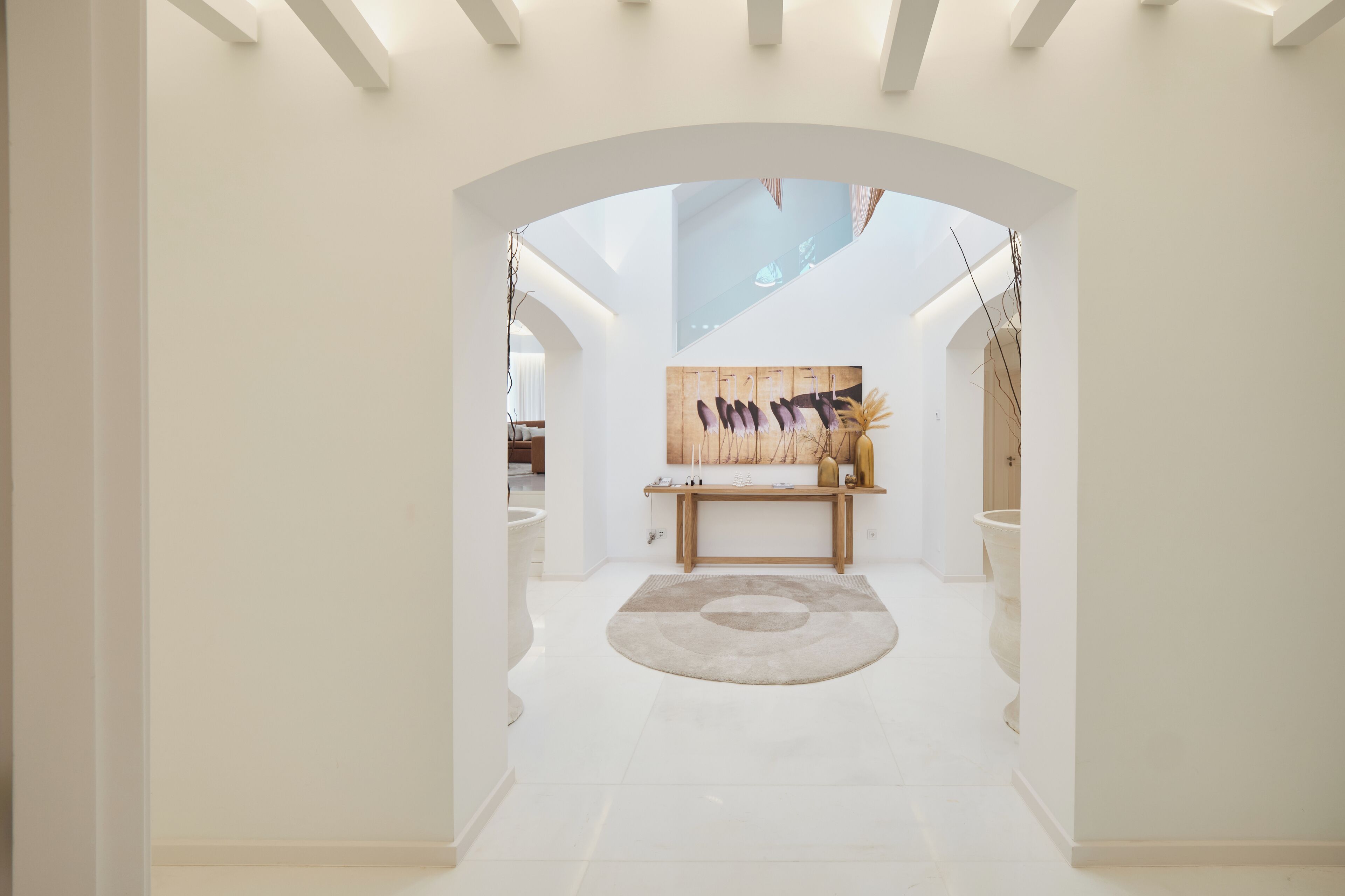 premium villa, 4 bedrooms | living area | tv, pay films