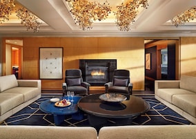 Royal Suite, 2 Bedrooms | Living area | LCD TV, video-game console, DVD player, pay movies