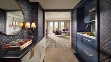Suite, 1 King Bed, Corner (Back Bay) | Living room | LCD TV, video-game console, DVD player, pay movies
