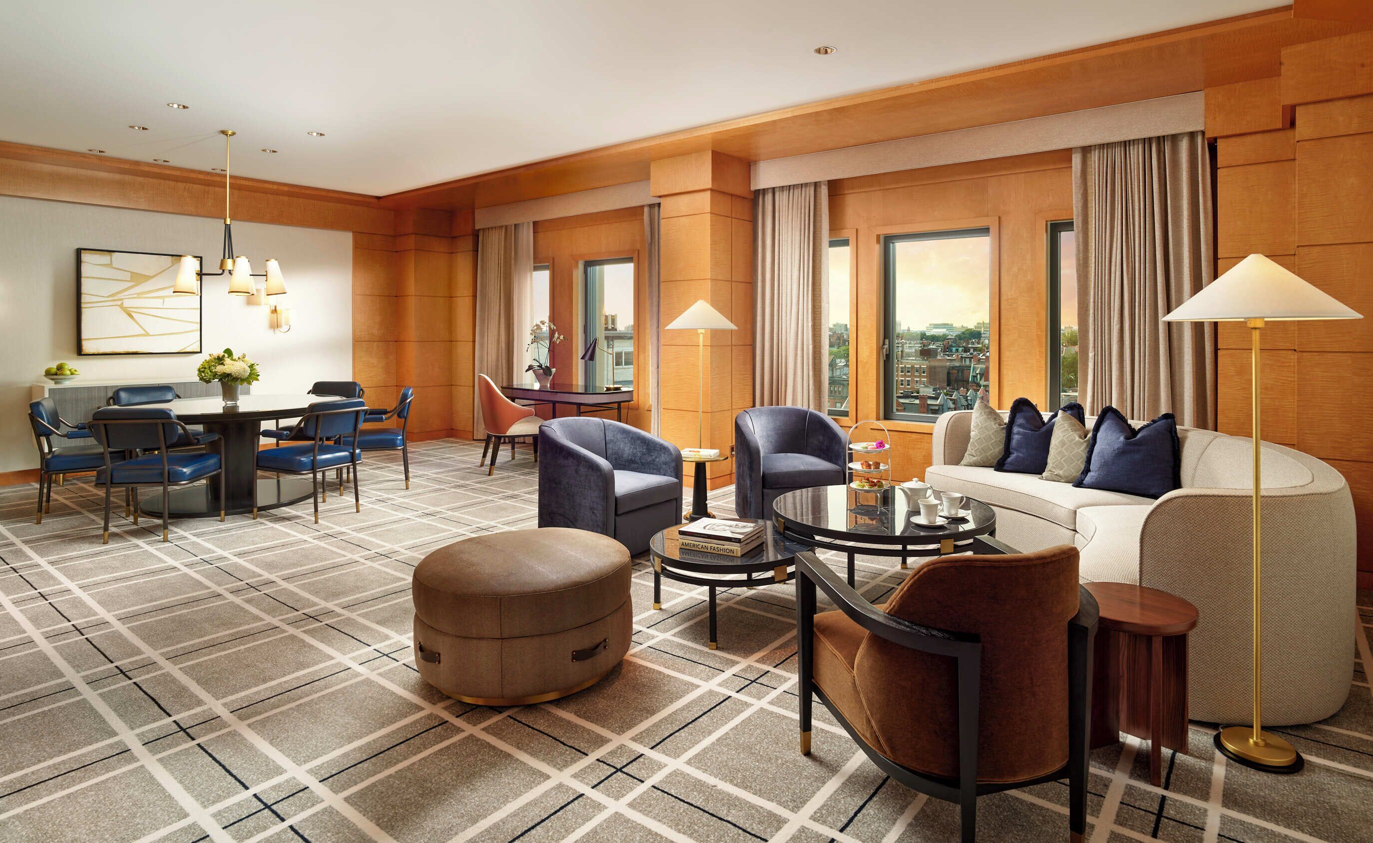 Presidential Suite, 2 Bedrooms | Living area | LCD TV, video-game console, DVD player, pay movies