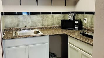 1 bedroom, desk, laptop workspace, blackout curtains