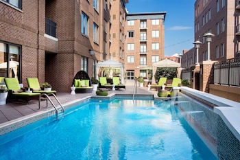 Outdoor pool, free cabanas, pool umbrellas at ANDAZ SAVANNAH, BY HYATT