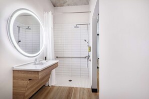 Bathroom shower - The Loom Hotel, Tapestry Collection by Hilton (Warwick)