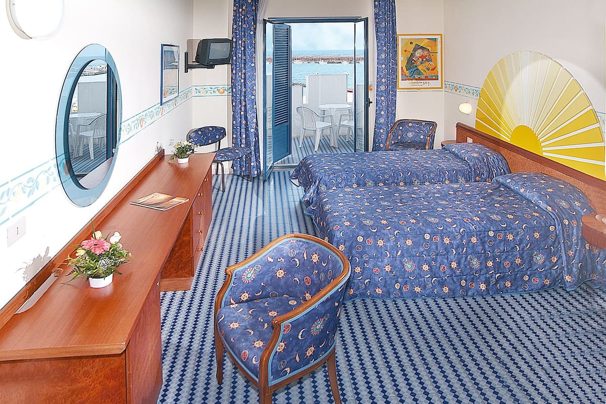 Double or Twin Room, Sea View | In-room safe, desk, cribs/infant beds, wheelchair access