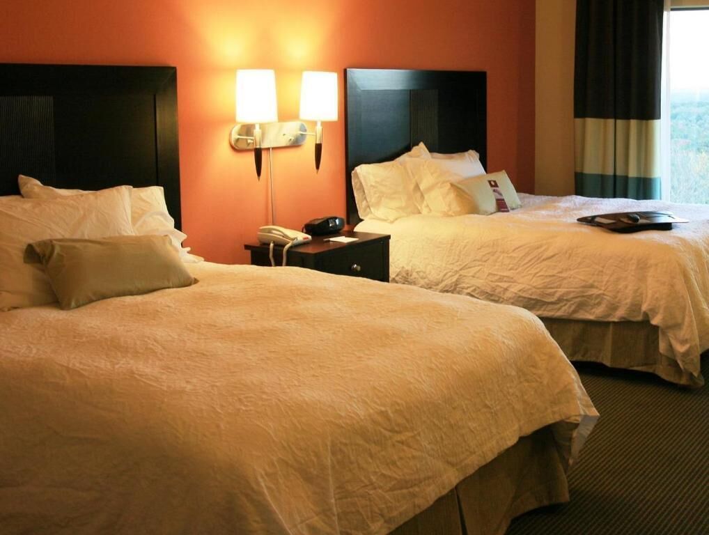 Hypo-allergenic bedding, in-room safe, iron/ironing board
